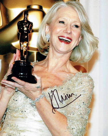 Helen Mirren Signed Photograph Display - Memorabilia Framers Shop