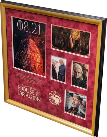 House Of The Dragons Multi Signed Photograph Framed Display - Memorabilia Framers Shop
