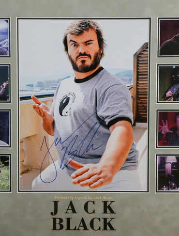 Jack Black Signed 12x16 Photograph Framed Display - Memorabilia Framers Shop