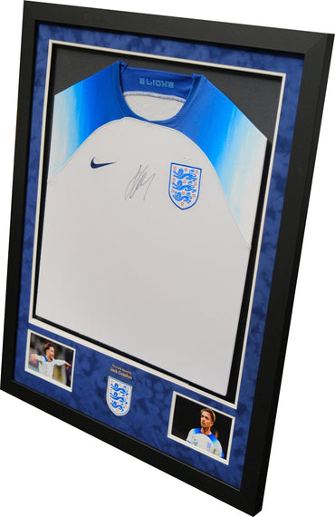 Jack Grealish England Shirt Framed Display - Memorabilia Framers Shop