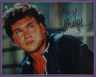 Jennifer Gray and Patrick Swayze, Dirty Dancing Signed 12x8 Photograph Framed Display - Memorabilia Framers Shop