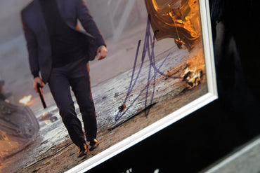 John Wick Framed Display Signed by Keanu Reeves - Memorabilia Framers Shop