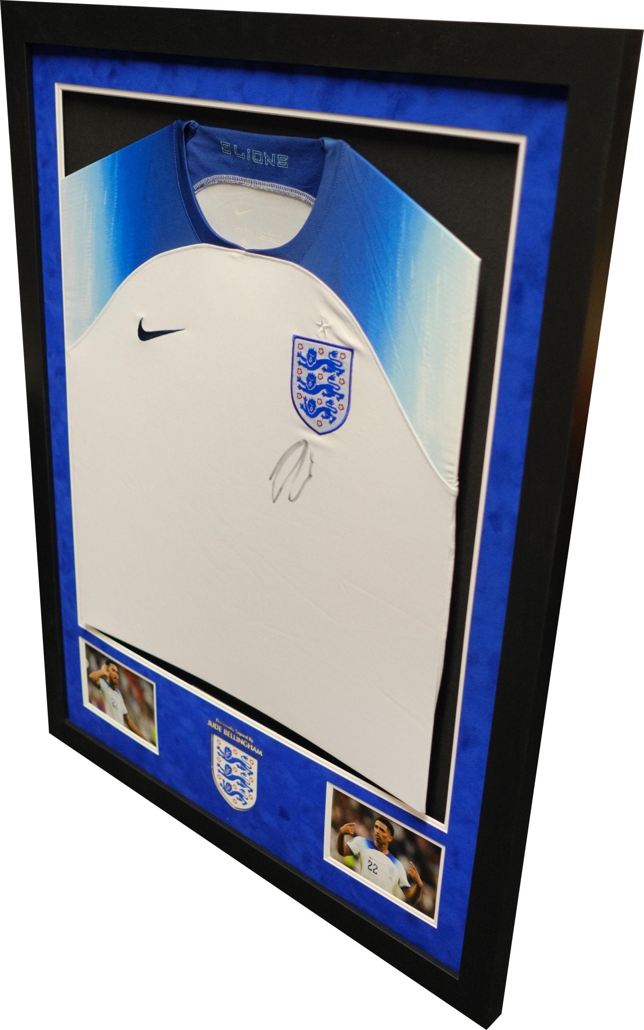 Jude Bellingham signed England shirt - Memorabilia Framers Shop