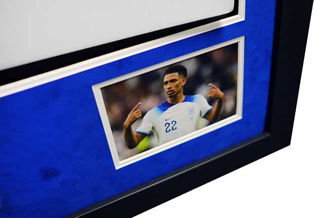 Jude Bellingham signed England shirt - Memorabilia Framers Shop