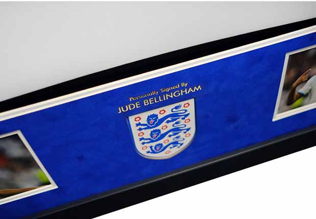 Jude Bellingham signed England shirt - Memorabilia Framers Shop