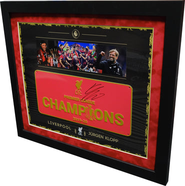 Jurgen Klopp signed roadsign Liverpool F.C. - Memorabilia Framers Shop