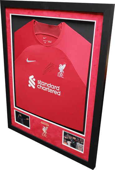 Jurgen Klopp signed shirt Liverpool F.C. - Memorabilia Framers Shop