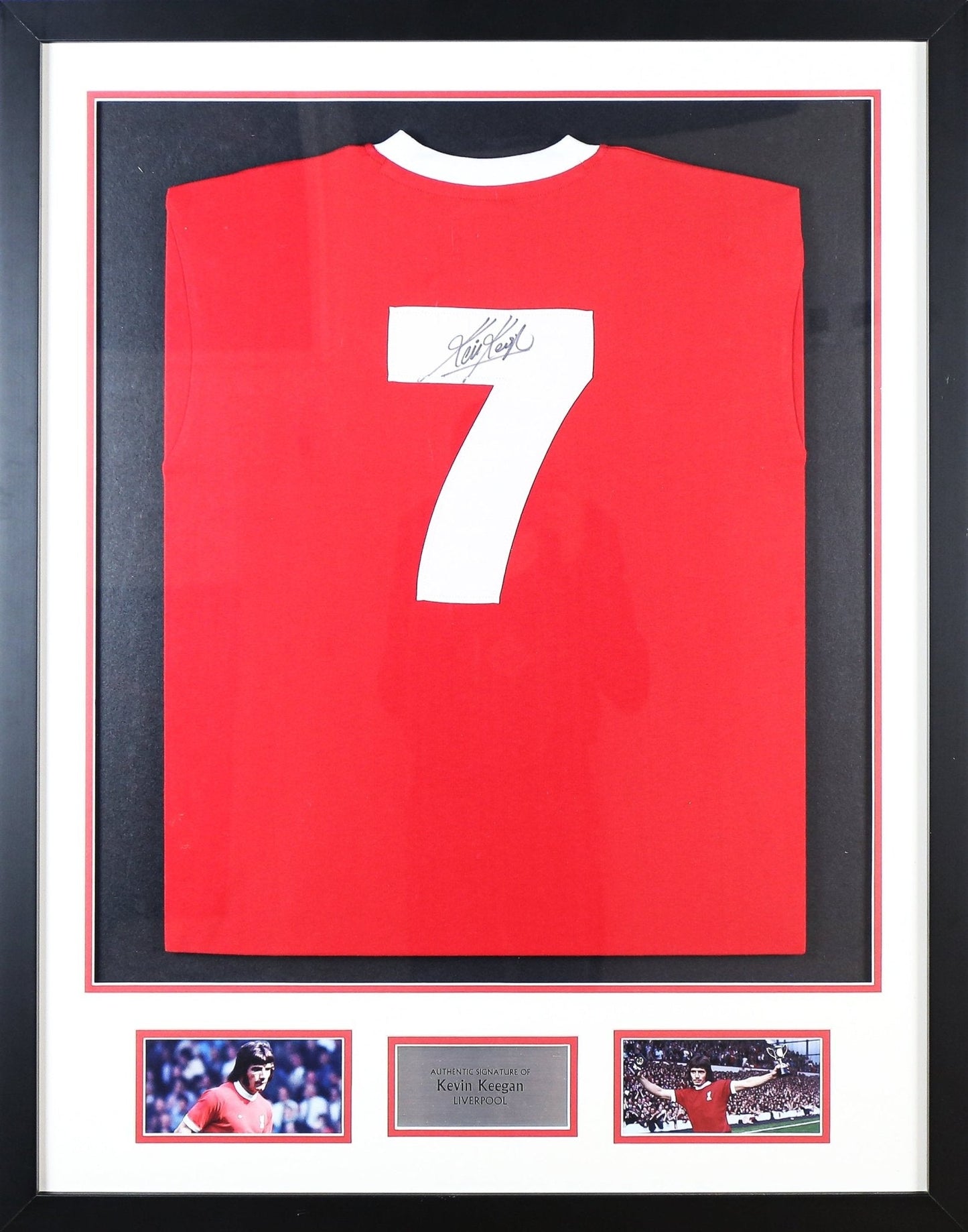 Kevin Keegan Signed Shirt Framed Display - Memorabilia Framers Shop