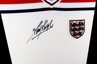 Kevin Keegan Signed England Shirt Framed Display