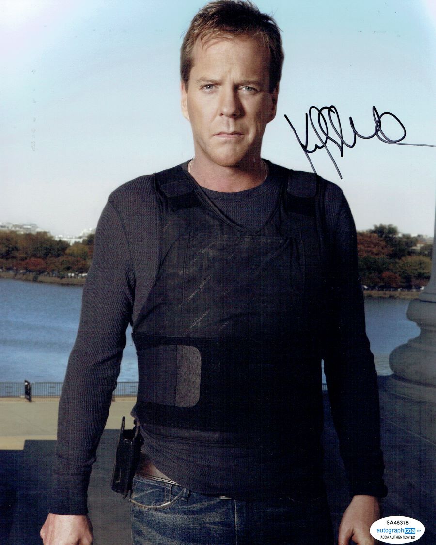 Kiefer Sutherland Photograph Signed Display - Memorabilia Framers Shop