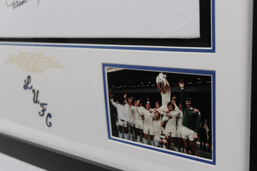 Leeds Centenary cup 1972 Multi signed shirt - Memorabilia Framers Shop