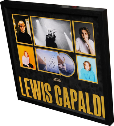 Lewis Capaldi Signed CD Cover Display - Memorabilia Framers Shop