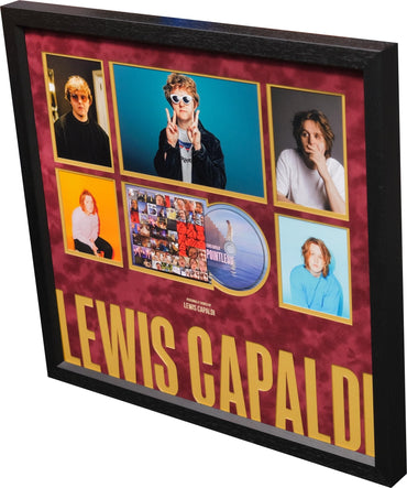 Lewis Capaldi Signed CD Cover Display - Memorabilia Framers Shop