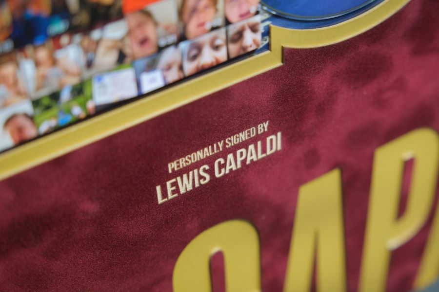 Lewis Capaldi Signed CD Cover Display - Memorabilia Framers Shop