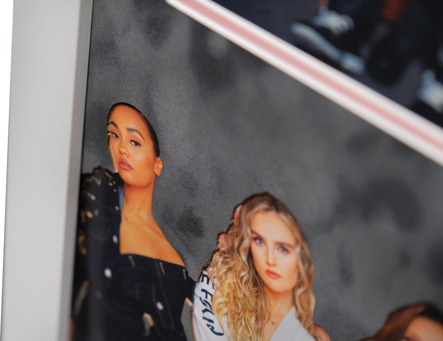 Little Mix Signed White card Framed Display - Memorabilia Framers Shop