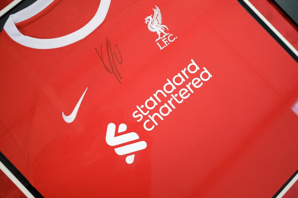Liverpool FC signed football shirt by Jurgen Klopp - Memorabilia Framers Shop