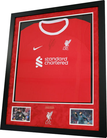Liverpool FC signed football shirt by Jurgen Klopp - Memorabilia Framers Shop