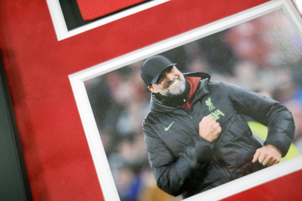 Liverpool FC signed football shirt by Jurgen Klopp - Memorabilia Framers Shop