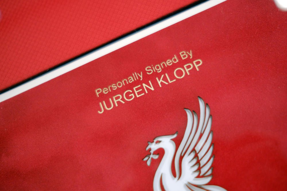 Liverpool FC signed football shirt by Jurgen Klopp - Memorabilia Framers Shop
