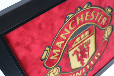 manchester United Crest framed - Memorabilia Framers Shop