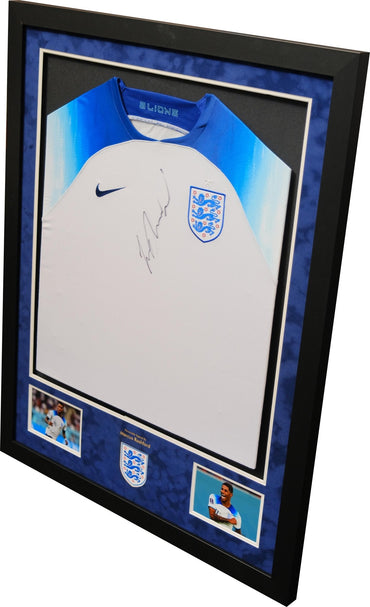 Marcus Rashford Signed Shirt Framed Display - Memorabilia Framers Shop