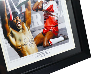 Martin Offiah Signed Photo Framed Display - Memorabilia Framers Shop