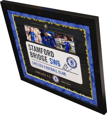 Mason Mount Signed Roadsign Framed Display - Memorabilia Framers Shop