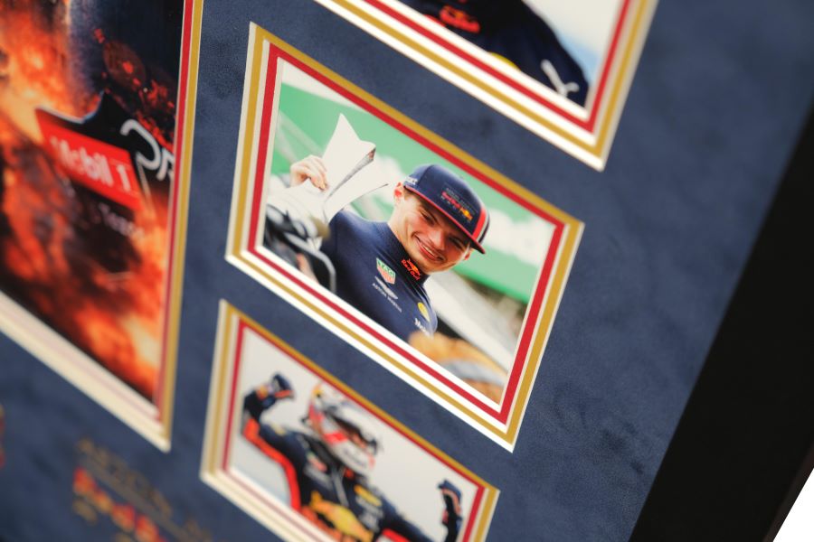 Max Verstappen Signed Photograph Display - Memorabilia Framers Shop
