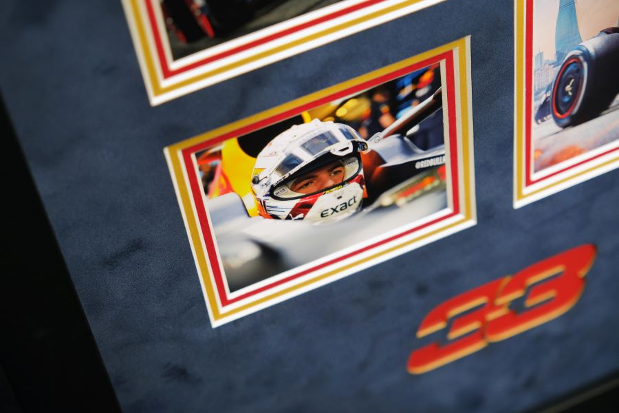 Max Verstappen Signed Photograph Display - Memorabilia Framers Shop