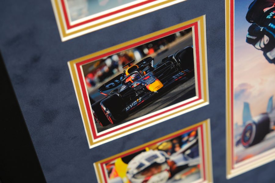 Max Verstappen Signed Photograph Display - Memorabilia Framers Shop