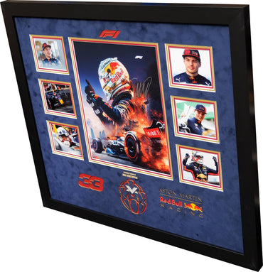 Max Verstappen Signed Photograph Display - Memorabilia Framers Shop
