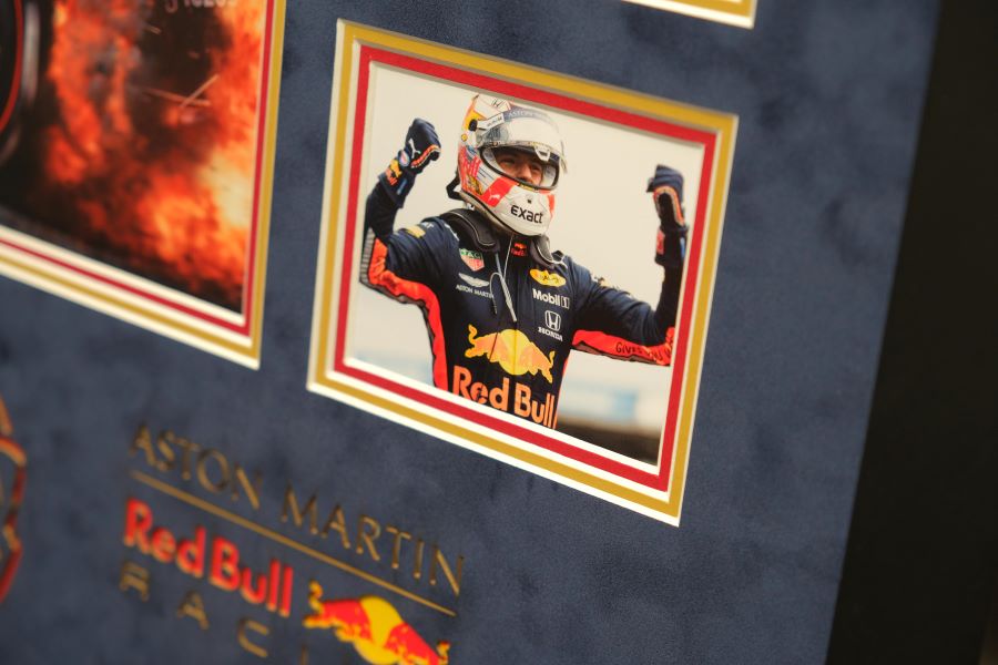 Max Verstappen Signed Photograph Display - Memorabilia Framers Shop