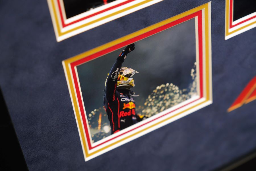 Max Verstappen Signed Photograph Display - Memorabilia Framers Shop