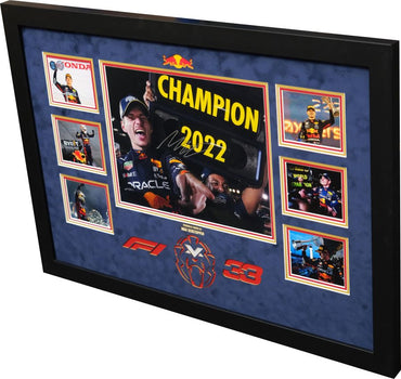 Max Verstappen Signed Photograph Display - Memorabilia Framers Shop