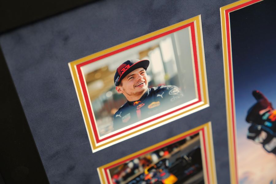 Max Verstappen Signed Photograph Display - Memorabilia Framers Shop