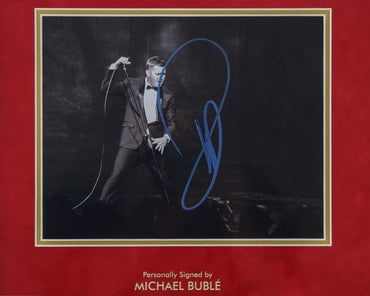 Michael Buble Signed 12x8 Photograph Framed Display - Memorabilia Framers Shop