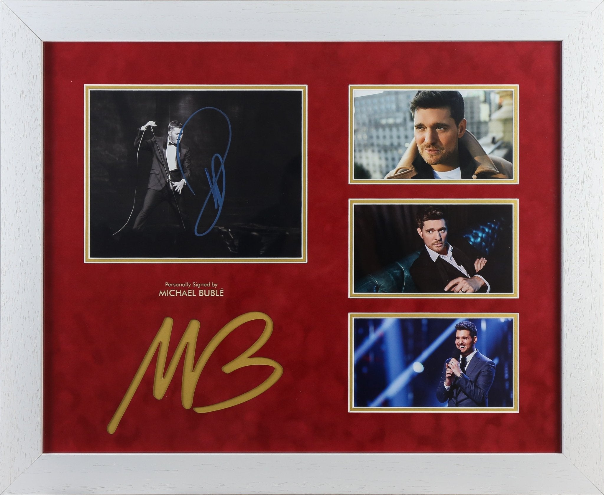 Michael Buble Signed 12x8 Photograph Framed Display - Memorabilia Framers Shop