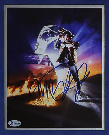 Michael J Foxx, Back To The Future Signed 12x8 Photograph Framed Display With Hoverboard - Memorabilia Framers Shop