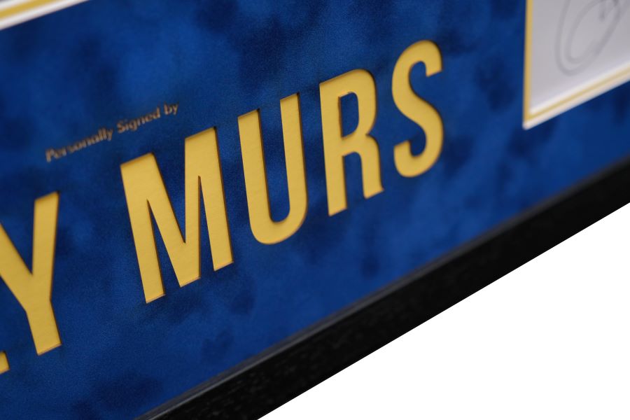 Olly Murs White Card Signed Display - Memorabilia Framers Shop