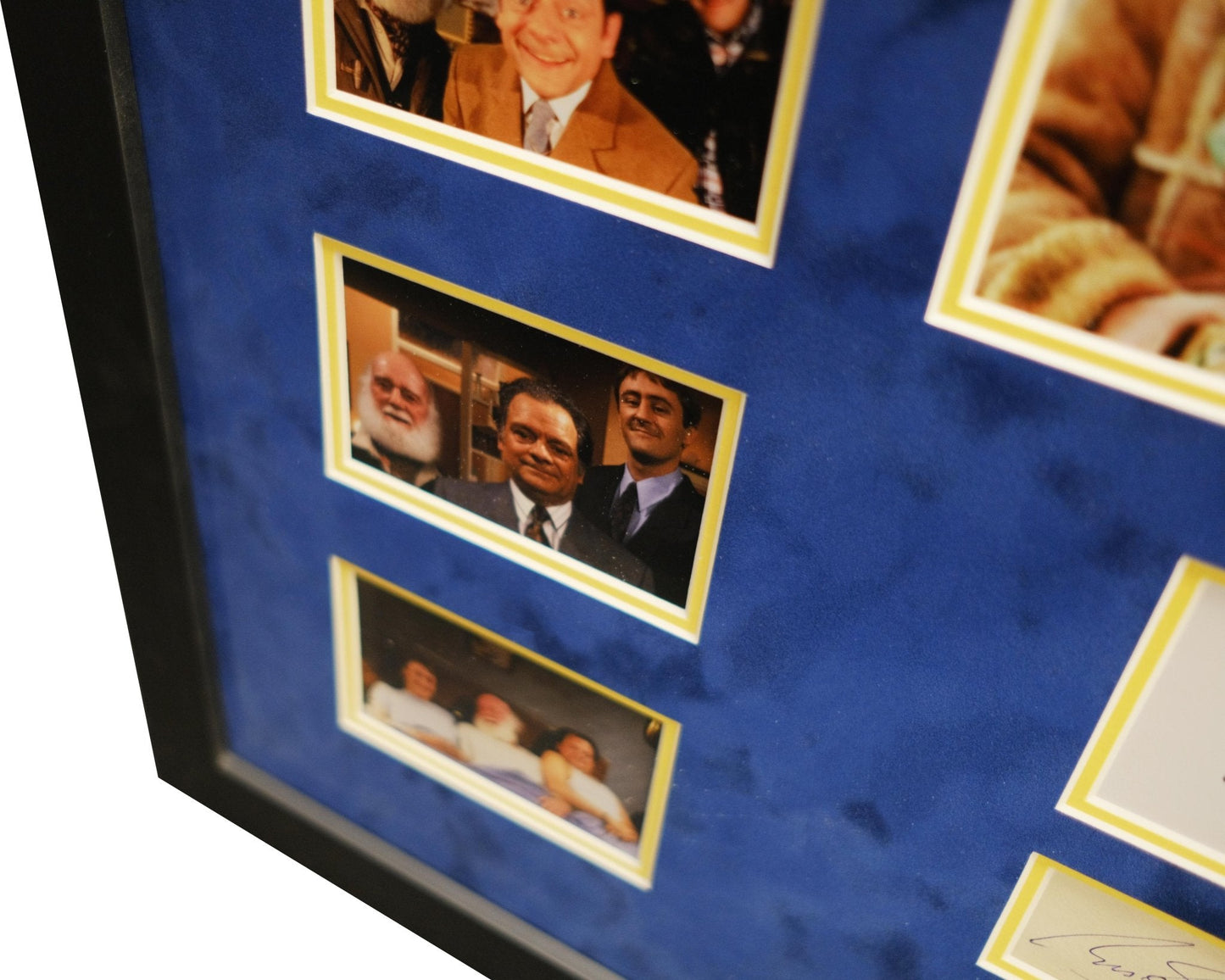 Only Fools And Horses Signed whitecard David Jason, Buster Merryfield & Nicholas Lyndhurst - Memorabilia Framers Shop