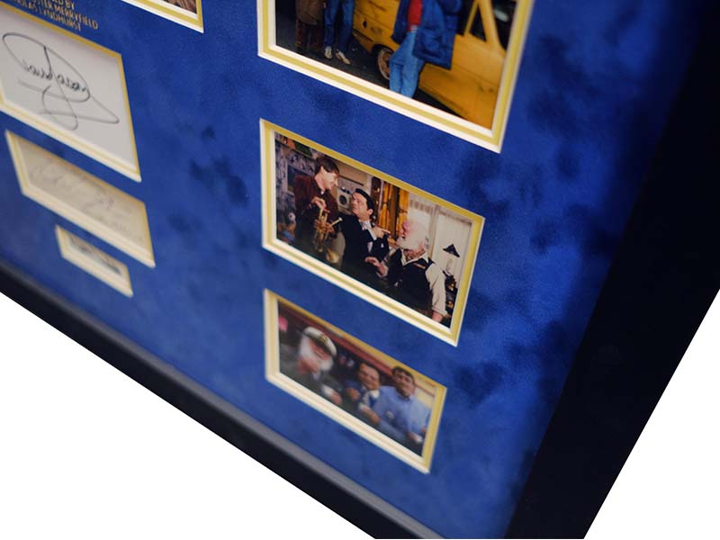 Only Fools And Horses Signed whitecard David Jason, Buster Merryfield & Nicholas Lyndhurst - Memorabilia Framers Shop