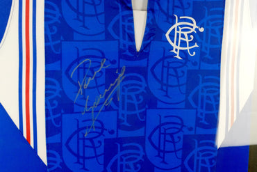 Paul Gascoigne Signed Shirt Framed Display