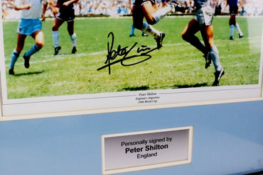 Peter Shilton Signed Photo Framed Display