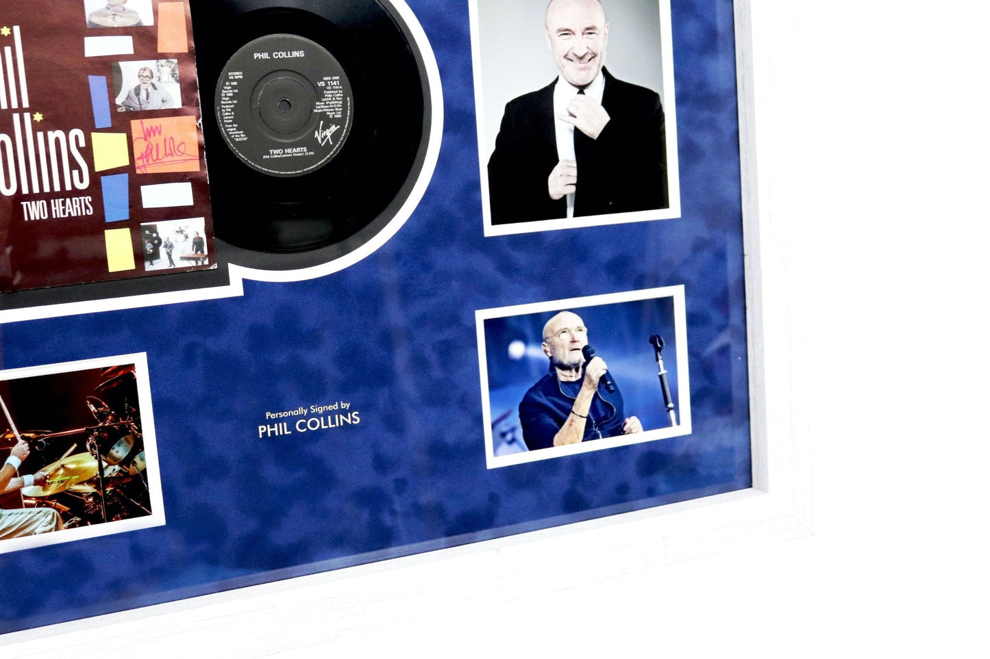 Phil Collins Signed 12x8 Photograph Framed Display - Memorabilia Framers Shop