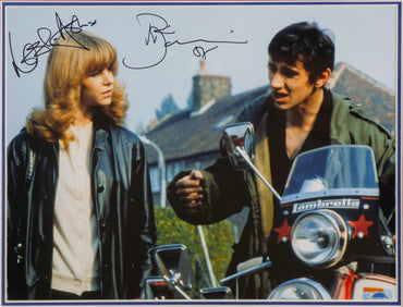 Phil Daniels and Lesley Ash Signed Quadrophenia 12x16 Photograph Framed Display - Memorabilia Framers Shop
