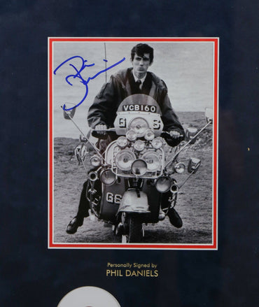 Phil Daniels Signed Quadrophenia 12x8 Photograph Framed Display - Memorabilia Framers Shop