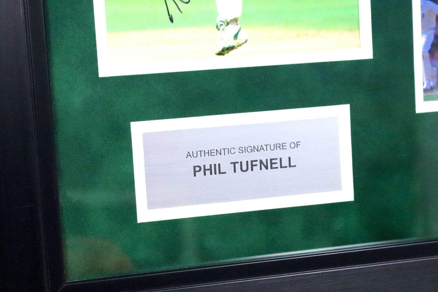 Phil Tufnell Signed Photo Framed Display - Memorabilia Framers Shop