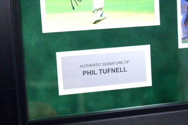 Phil Tufnell Signed Photo Framed Display - Memorabilia Framers Shop