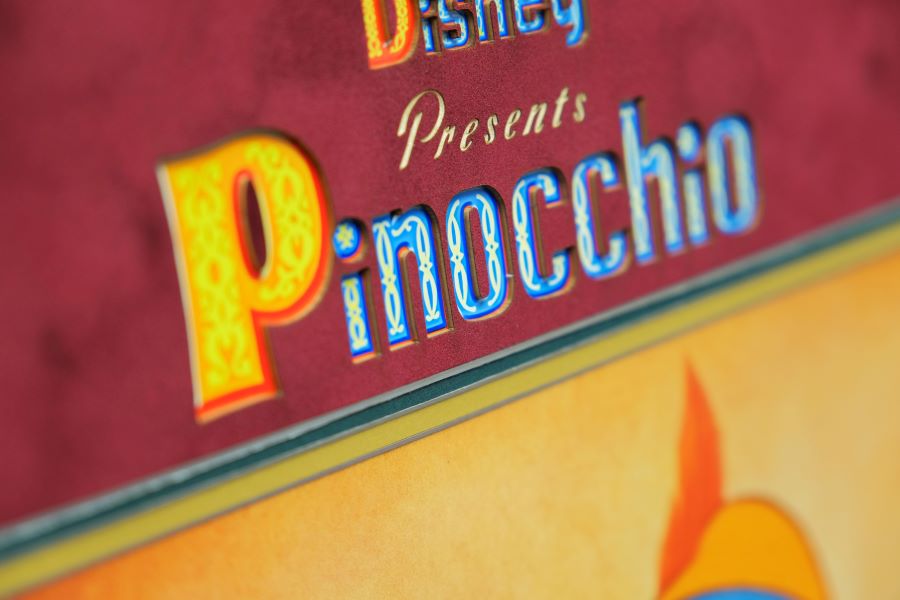 Pinocchio Photograph Display Signed by Dickie Jones - Memorabilia Framers Shop