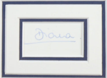 Princess Diana Signed Historial Document Framed Display - Memorabilia Framers Shop